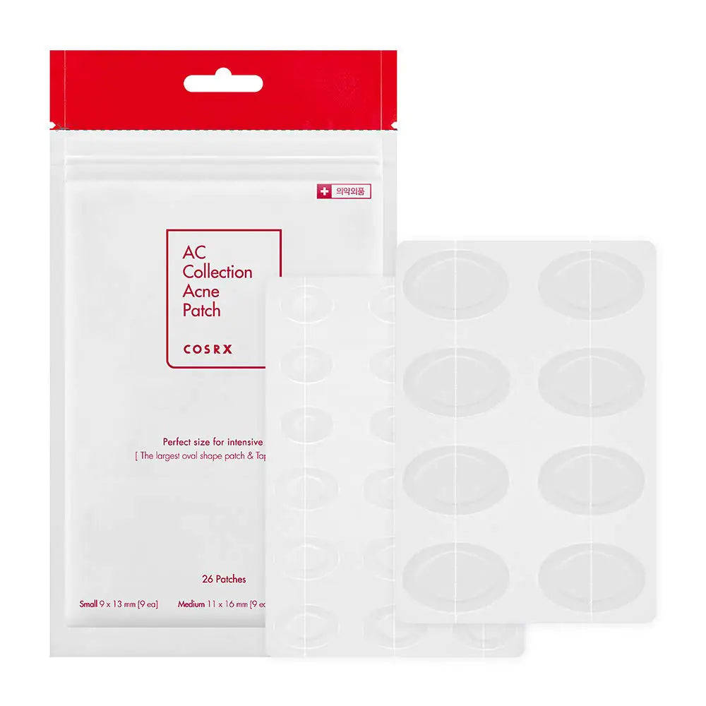 COSRX AC Collection Acne Patch 26 Patches with Centella Asiatica Extract Blemishes and Zits Cover Spot Stickers for Face and Body